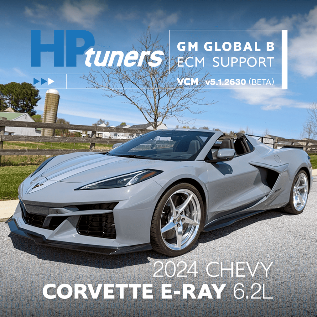 HP Tuners Corvette E-Ray 6.2L Hybrid Tuning Support